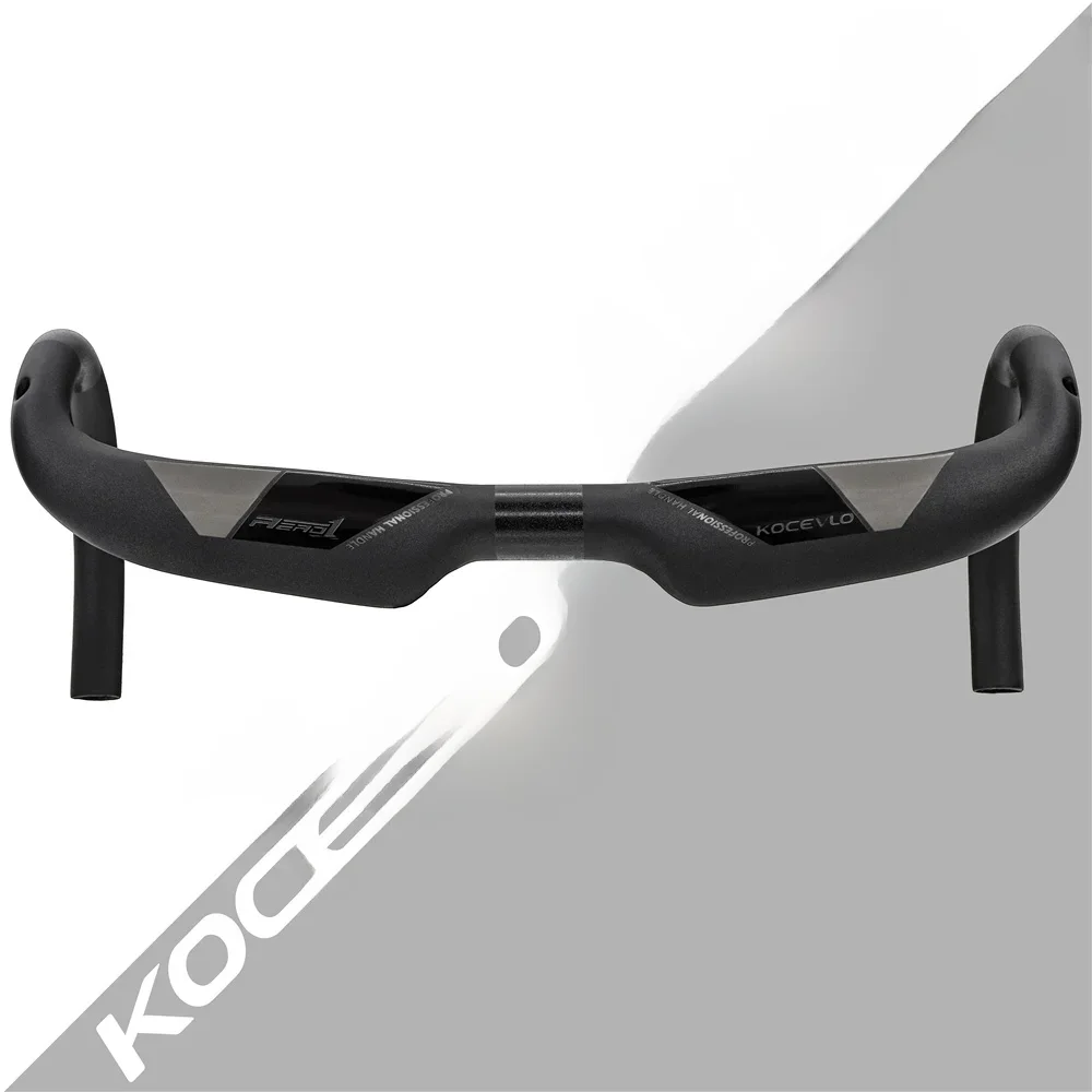 AliExpress UK kocevlo KOCEVLO carbon fiber bicycle handlebar Reduce resistance bent bar strengthen bike parts