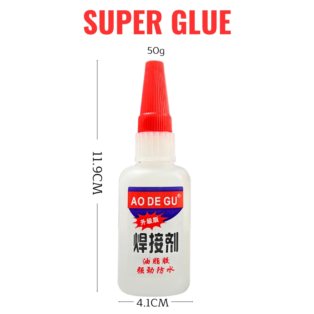 Imagem -03 - Universal Welding Glue Agente de Solda Poder Super Glue Plástico Madeira Metal Borracha Reparação de Pneus 20g 50g