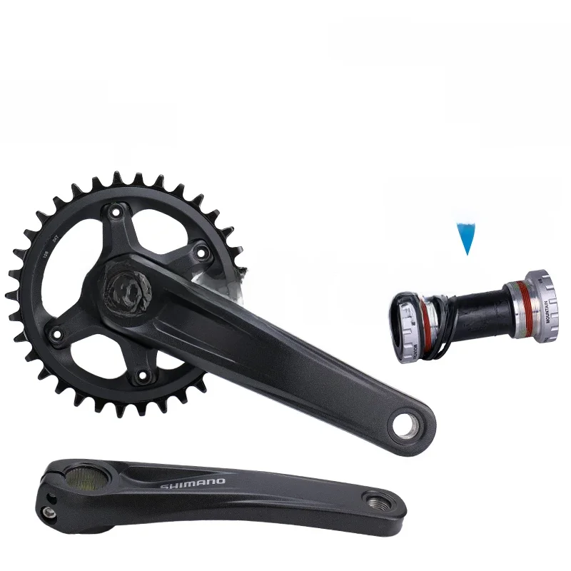 Shimano DEORE M6100 12-biegowy zestaw grupowy z MT510 CRANKSET 177 mm Q-factor i suportem SM-BB52 68/73 mm szerokość obudowy Pochodzenie — zdjęcie 2