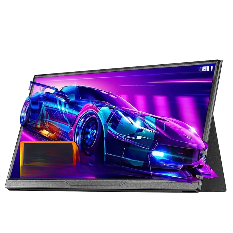 Przenośny monitor 16 cali 2.5K/120Hz/100%sRGB do laptopa, XBox, PS4/5, Switch, telefonu komórkowego, rozszerzenie ekranu komputera, ekran podróżny do gier. — zdjęcie produktu 7