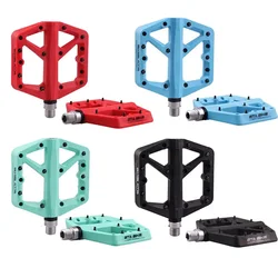 NEW Bicycle Pedals Bike Ultralight Seal Bearings Cycling Nylon Road bmx Mtb Pedals Flat Platform Bicycle Parts Accessories