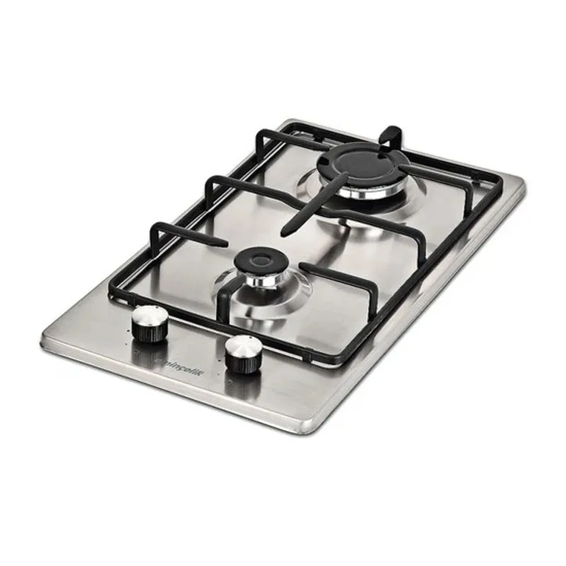 Eminçelik Ec-Ah 4120 X30 Ng Inox Built-in Cooker  Stainless Steel Material 2 Burner Cooker Quality Brand