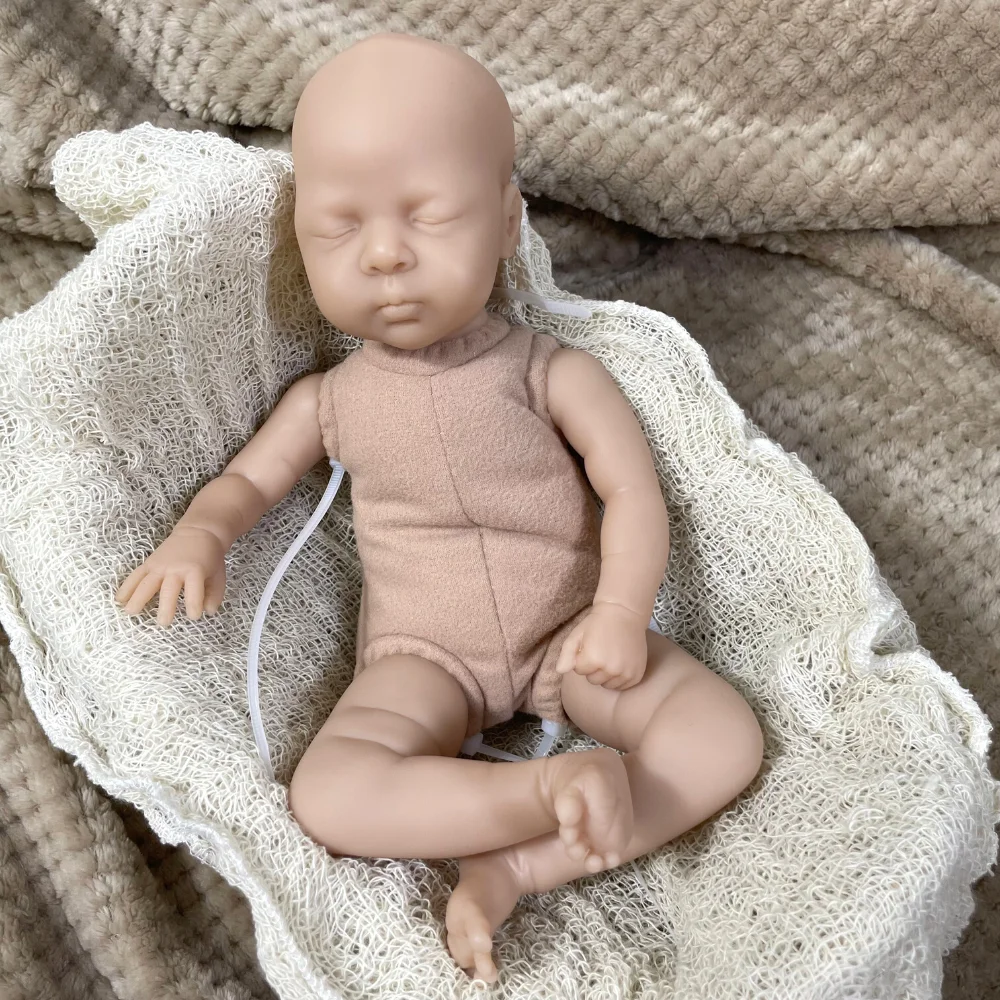 12 pollici Mini bebe reborn kit Luna Reborn Baby Kit bambola in vinile Non verniciato Parti di bambola smontate Kit bambola rinata vuota fai da te