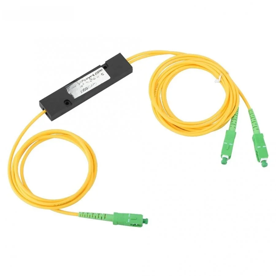10 sztuk/partia rozdzielacz PLC SC APC 1X2 PLC jednomodowy rozdzielacz światłowodowy SC/APC rozdzielacz PCL kabel komputerowy rękaw — zdjęcie produktu 7