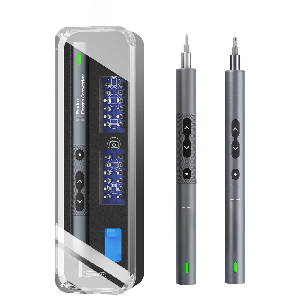 Precision Electric Screwdriver Set 28 in 1 Power Tools Kit Rechargeable Wireless Cordless Magnetic Mini Small Bit for Xiaomi Pen