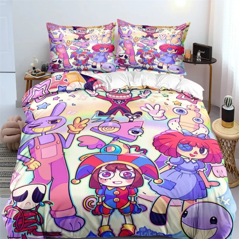 THE AMAZING DIGITAL CIRCUS Cartoon blanket Warm Flannel blankets Soft Cozy Blanket Sofa Travel Blanket bed linings Birthday Gift