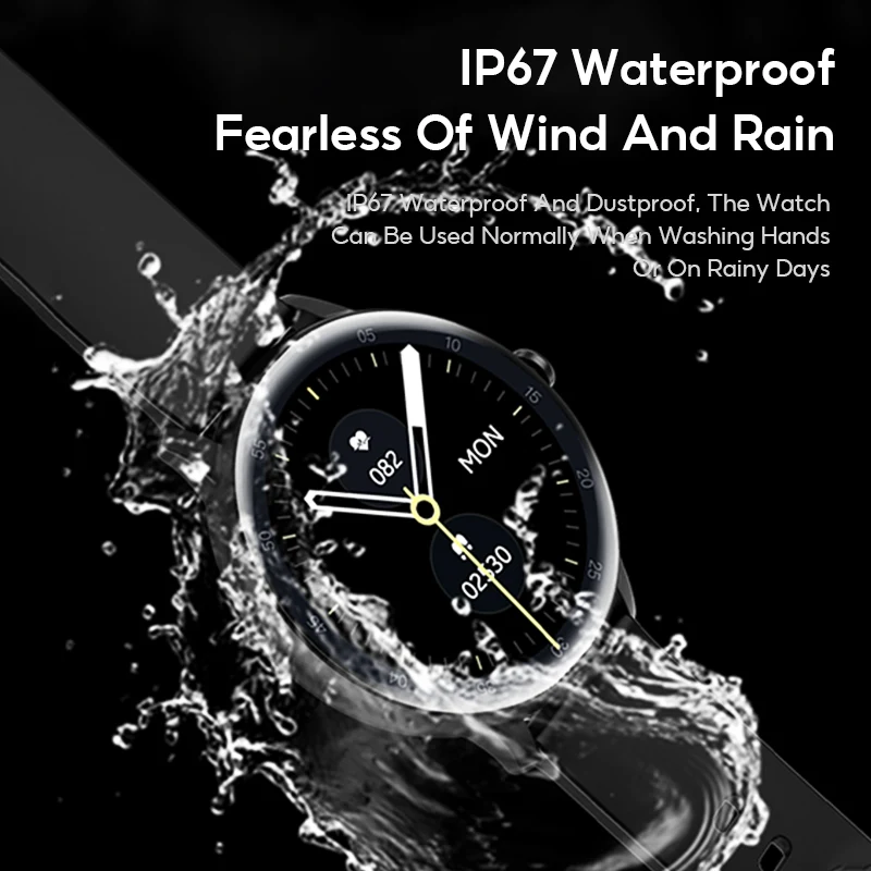 KHwatch GTRMINI Man Watches Ultra thin 1.39"Large Screen Bluetooth Call IP67 Sport Waterproof Watches Digital Watch For Boy Teen