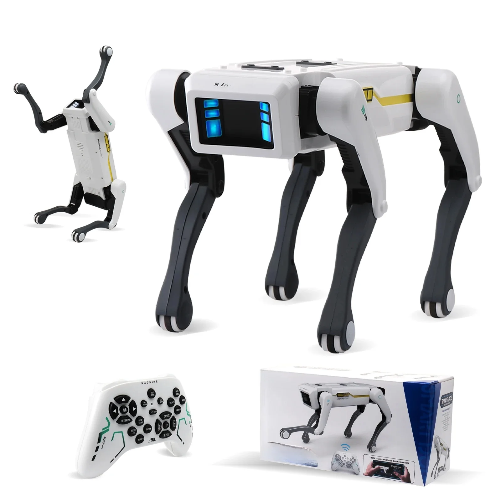 Robot chien Intelligent AI RC, Dialogue vocal, application, télécommande, programmation, chant, danse, Machine, jouets pour enfants