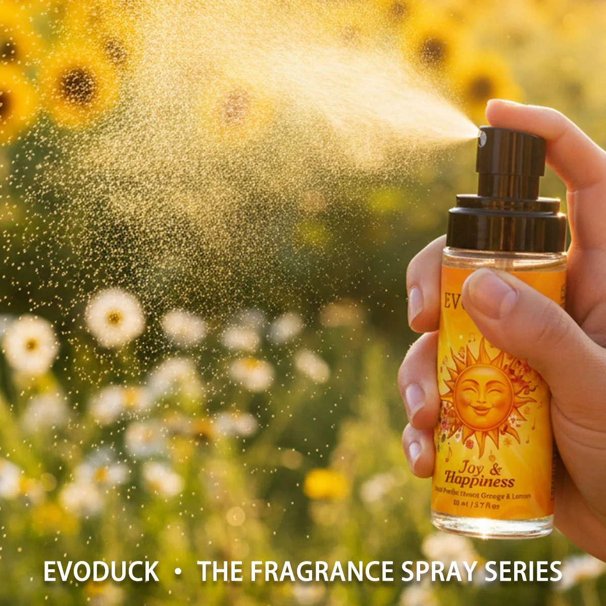 

80ml Perfume Body Deodorant Spray, Air Freshener, Law of Attraction Joy Happiness Manifestation Long-lasting Natural Fragrance