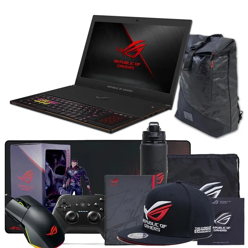 Nuove vendite ROG Zephyrus GX501 Ultra Slim 15.6 FHD 144Hx GTX 1080 Intel Core i7-8750H 16GB DDR4 512GB PCle SSD Gaming Laptop