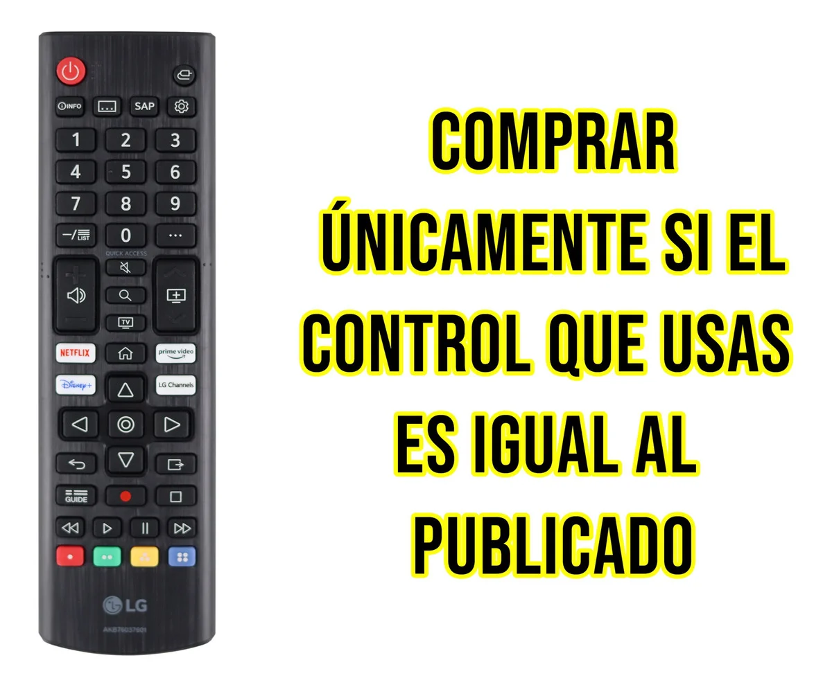 جهاز التحكم عن بعد متوافق مع تلفزيون Lg Akb76037601 الذكي