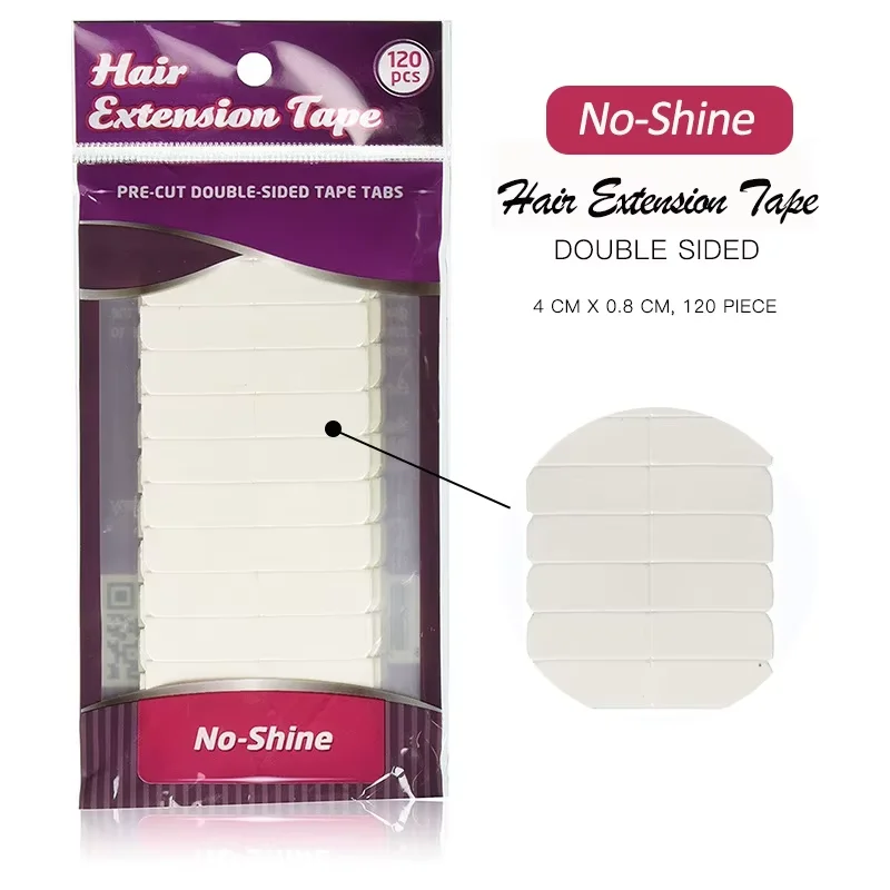 

Replacement Tape for Hair Extensions Tape in Double Sided Tape White 0.8cm*4cm 10pcs/pack