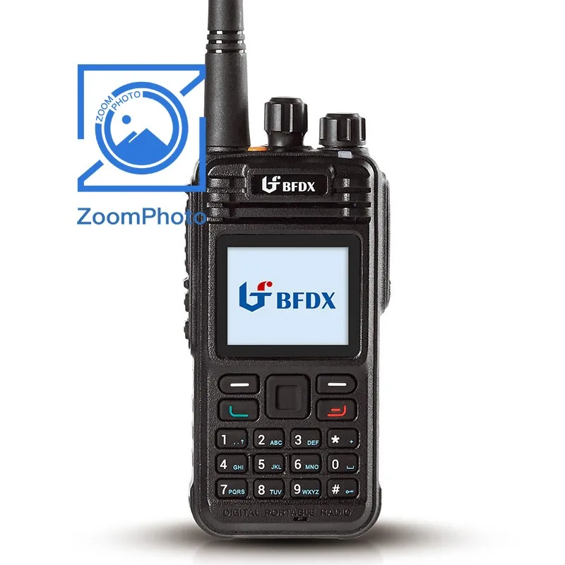 BFDX BF-PD780 5W 5KM /BF-PD118 10KM Digital Walkie Talkie Handheld Transceiver IP68 Waterproof with LCD Screen