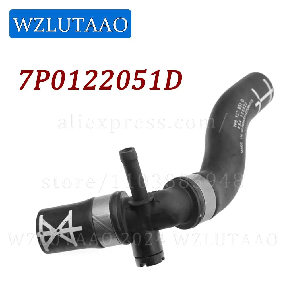 Drive Motor Inverter Coolant Water Hose 7P0122051D,95810610500,7P0 122 051 D For VW Touareg 7P Porsche Cayenne 3.0L V6 2012-2017