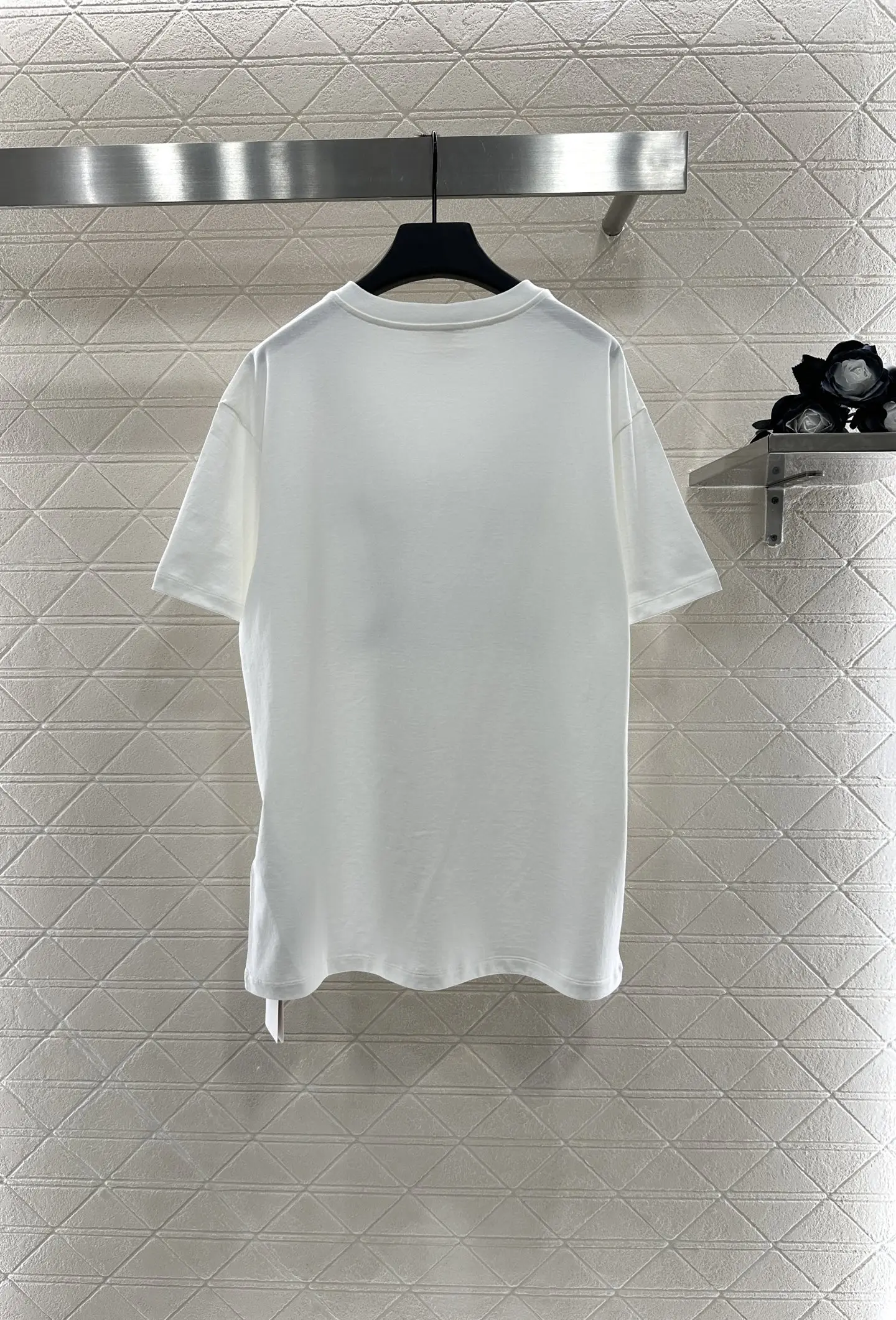 

2025 New T-shirt O-neck Short-sleeved Cotton Fashionable Versatile Slimming Figure-hugging Spring Summer