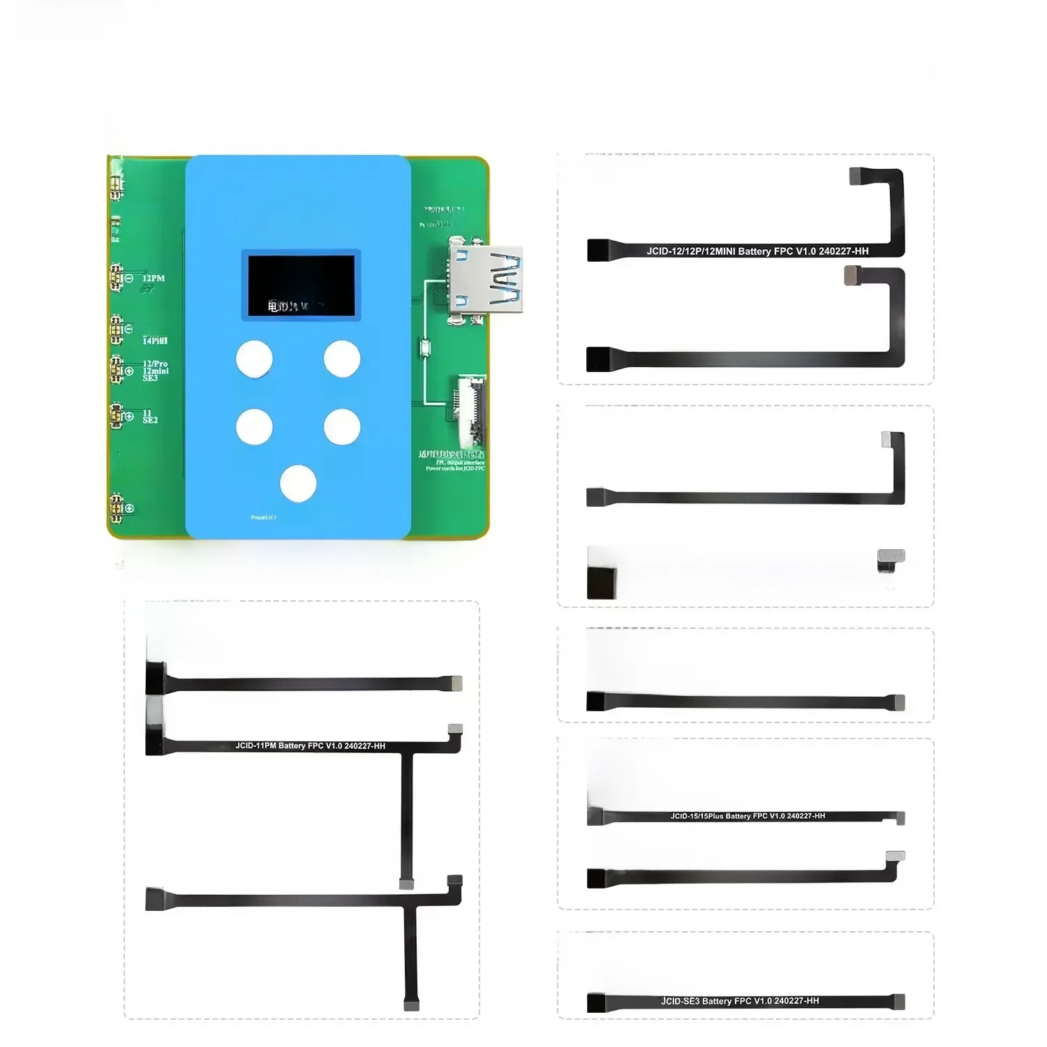 AliExpress JCID Q1 Battery Calibrator Box Programmer For iPhone 11-15 Modifies Battery Health Data Cycle