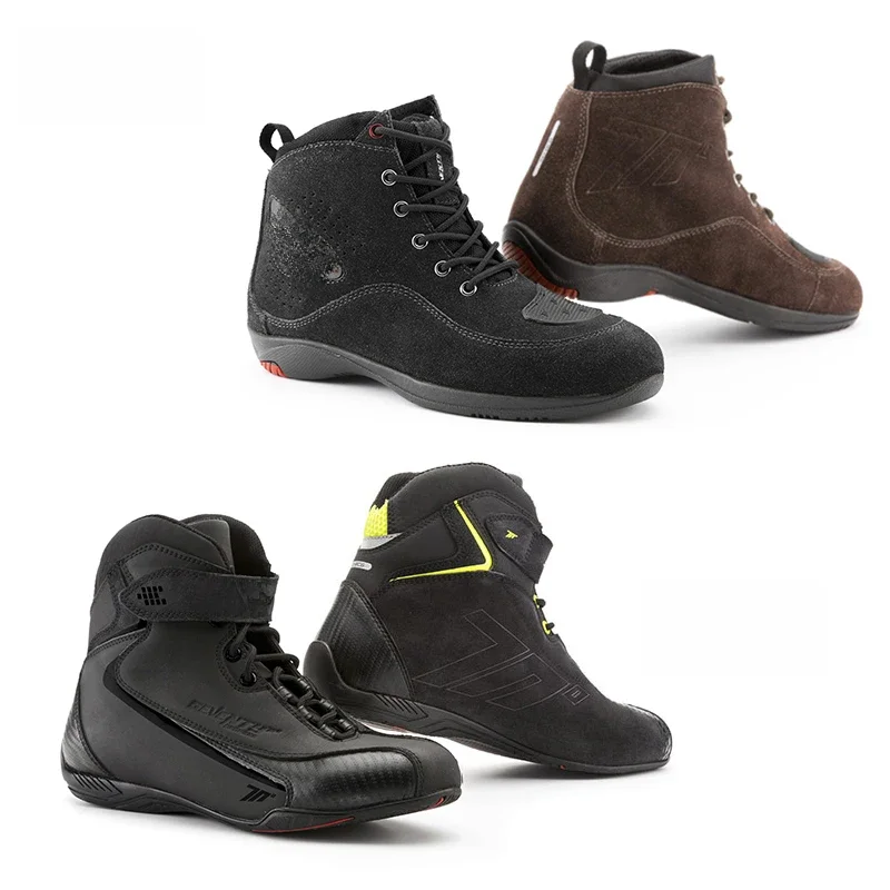Seventy bc6/BC8-Urban unisex botas de motocicleta preto, marron, preto/fluor tamanho 44-45 sapatos
