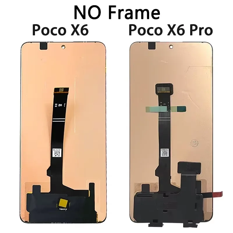 Originale Xiaomi Poco X6/X6 Pro LCD 6.67 "Display Touch Screen Digitizer Assembly di Ricambio per 2311DRK48G Display parti
