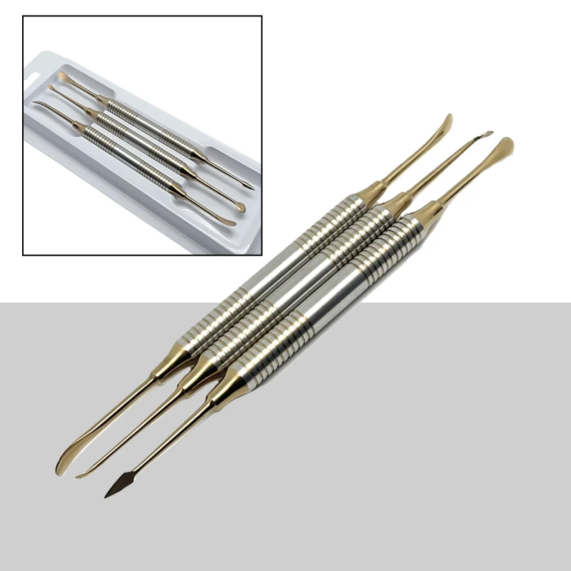 

3 шт./компл., зубной имплантат, периодический сепаратор лифта, инструмент для разветвления перисталя, титановый материал, инструменты для отражания или втягивания