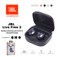 Original JBL Live Free 2 Bluetooth Headphones HIFI Subwoofer TWS True Wireless Stereo Earbuds with Mic Wireless Earbuds