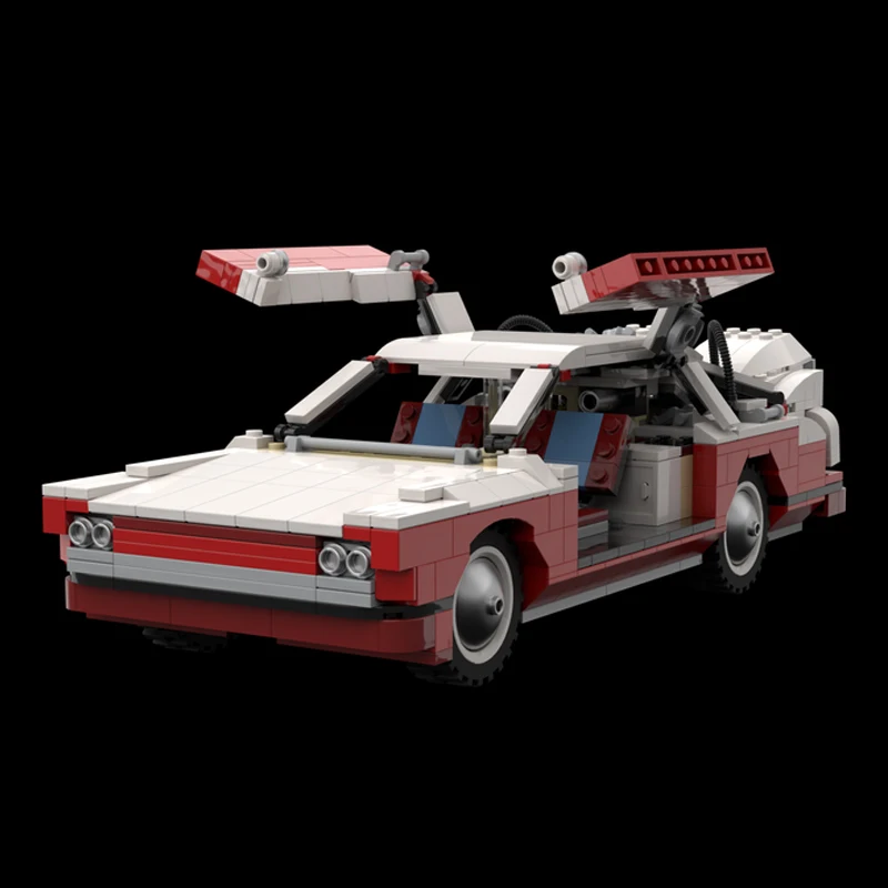 MOC Creative Expert Series Building Blocks Back to the Future - DeLorean Time Machine Bricks Cars Model Children Gifts Toys