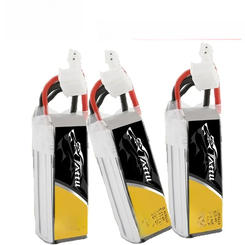 TATTU 300mAh 75C 3S 11.4V bateria Lipo dla helikopter RC Quadcopter FPV części do dronów wyścigowy 11.4V akumulator z PH2.0 — zdjęcie produktu 6