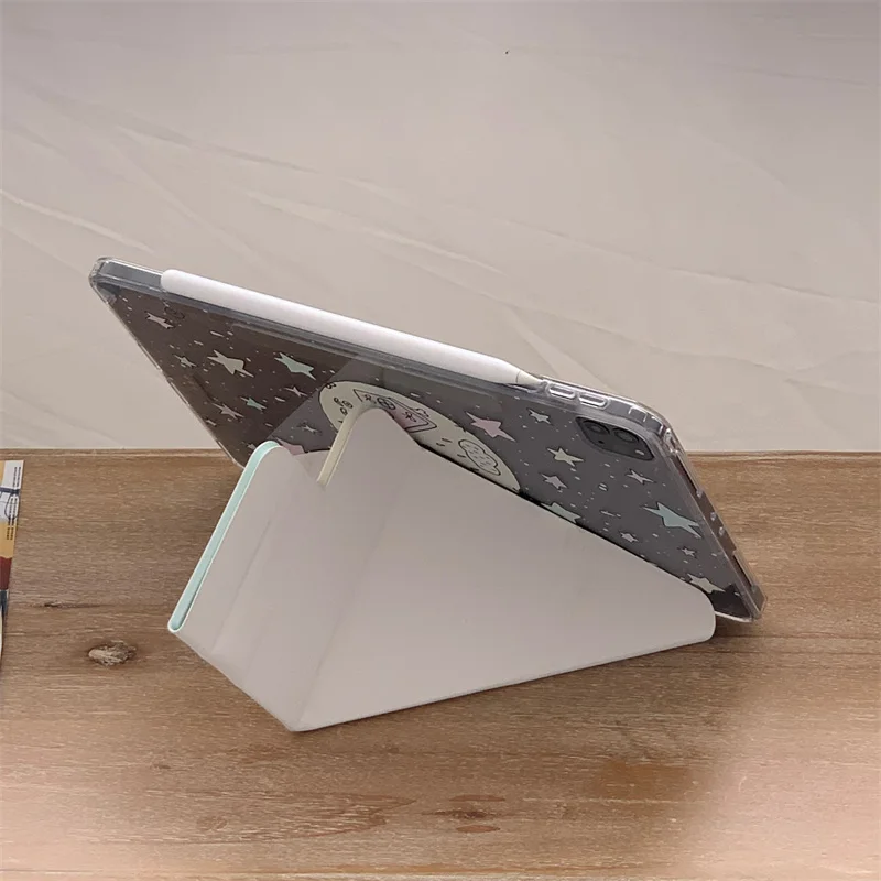 Чехол с милыми полосками и звездами из мультфильма для Apple iPad Air 2024 13 дюймов Pro 11 дюймов 12,9 дюймов Air 5/4 10,9 10th 7/8/9 10,2 дюйма, чехлы-чехлы