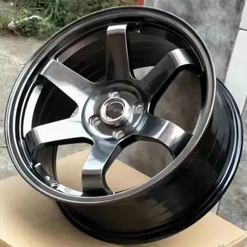 Ráfky z lehkých slitin vhodné pro automobily, obruče, 6 paprsků, hliníkové slitinové ráfky, vysoká kvalita, 17, 18, 19, 20 palců, TE37, lze přizpůsobit 12 nejlepší prodej Toyota Corolla Stepne - №4