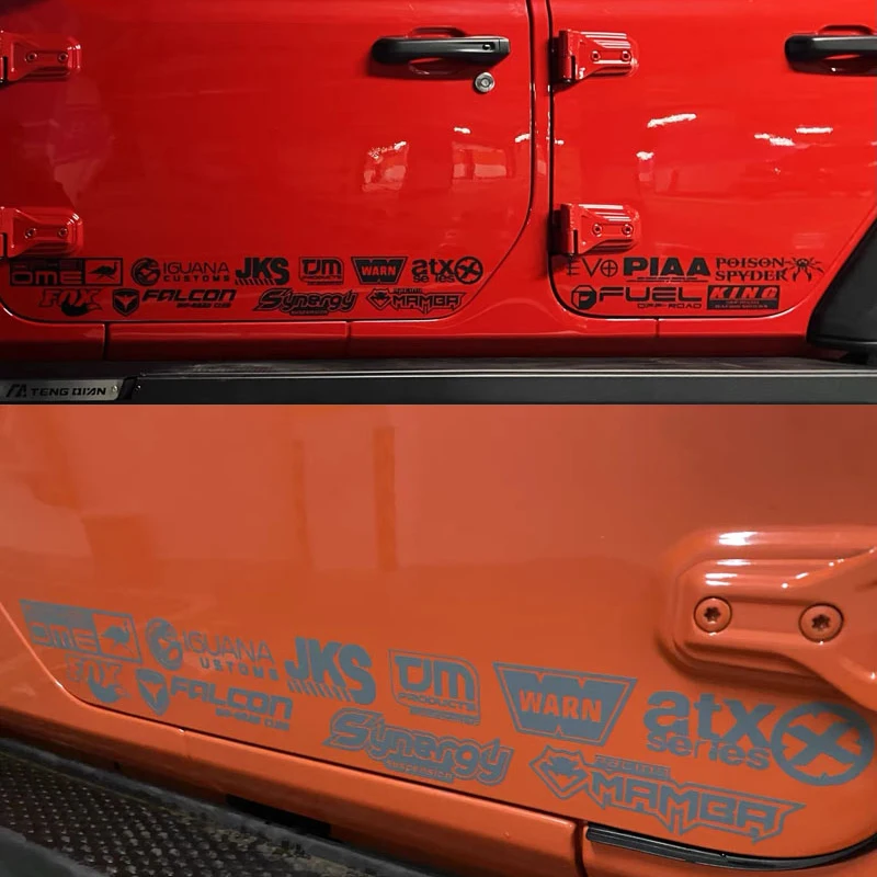 クリエイティブな車のステッカー、カーステッカー、ビニールカスタムデカール、スズキジムニー、タンク300、ジープラングラーtj-jk-jl用チューニングアクセサリー