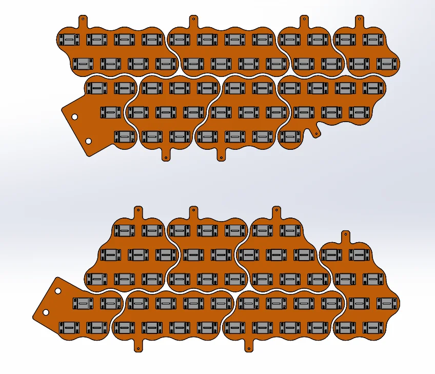 WELLGO 1SET Best Selling 99.9% Pure Nickel 18650 13S4P 19.83MM Distance Copper Nickel Composition Sheet for Battery Pack