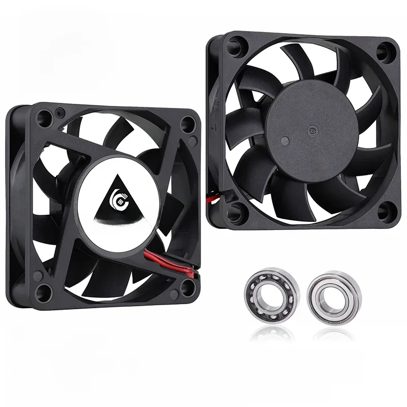 2 sztuk Gdstime 60mm 6015 DC 5V 12V 24V wentylator 6015 60x60x15mm USB Ball bezszczotkowy wentylator wydechowy PC Laptop wentylator chłodnicy — zdjęcie 2