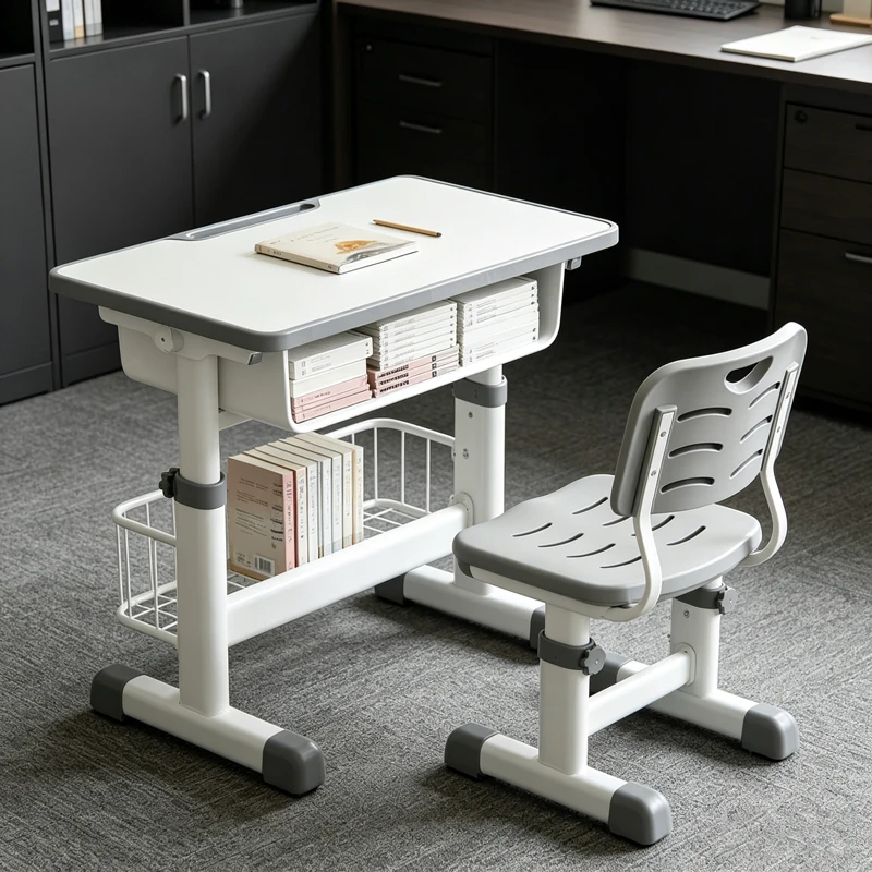 bureau-d'etude-pour-enfants-de-style-japonais-simple-avec-ensemble-table-et-chaise-bibliotheque-integree-pour-la-maison-et-l'ecole-design-moderne-et-minimaliste-pour-les-enfants