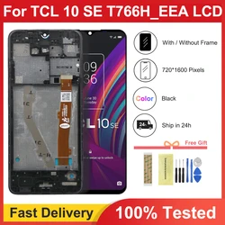 LCD 디스플레이 터치 스크린 디지타이저 어셈블리, TCL 10SE T766H_EEA T766U, T766H 교체용, 6.52 인치