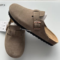 Fashion Buckle Modern Slippers For Women And Men Summer All-Match Boston Sandals Shoes Soft Footbed Sandals For Beach & Outdoor