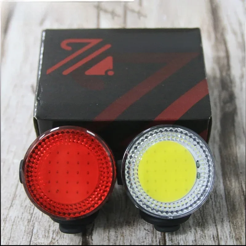 AliExpress BUCKLOS COB Bike Light USB Rechargeable Bicycle Headlight Taillights Super Bright Flashlight Cycling Front Lights Back Rear Lamp