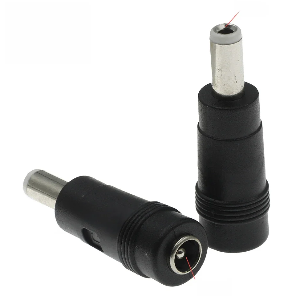 Złącze do zasilacza prądu stałego Złącze wtykowe Głowica konwersji Jack Gniazdo żeńskie 5,5 * 2,1 mm Obróć na męskie 5,5 * 2,5 mm — zdjęcie 2