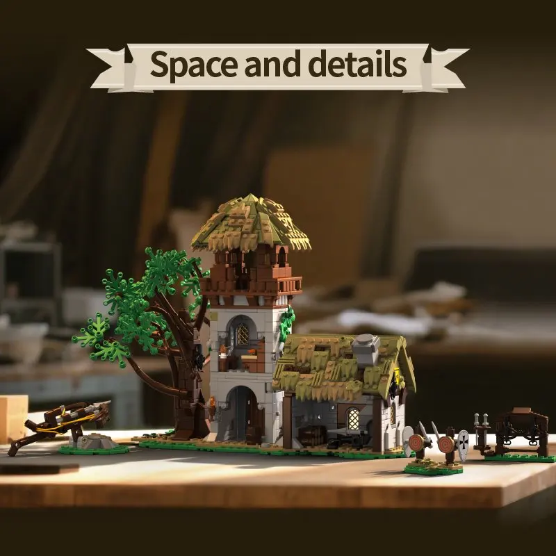 Juego de edificios de casa Greenwood Range, arquitectura de vista de calle, Kit de modelo de ensamblaje de bloques de construcción Modular, regalo para adultos, 1109 Uds.