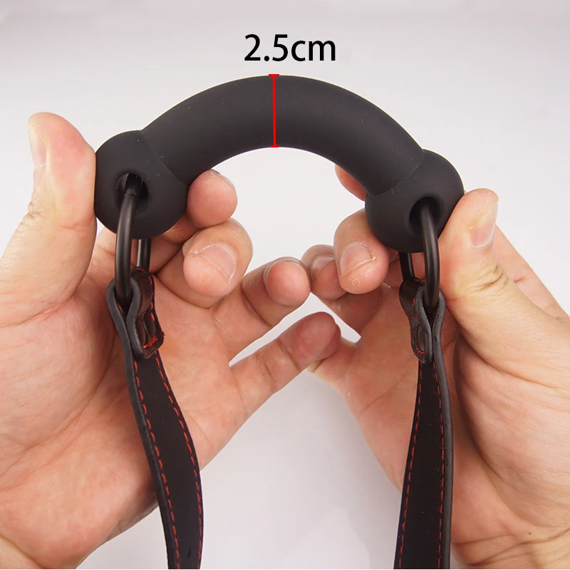 BDSM Mouth Gag Puppy Play,Leather Padded Save Collars,Silicone Anal Plug Tail Petplay,Bondage Set,Sex Toys for Couple,Adult Game