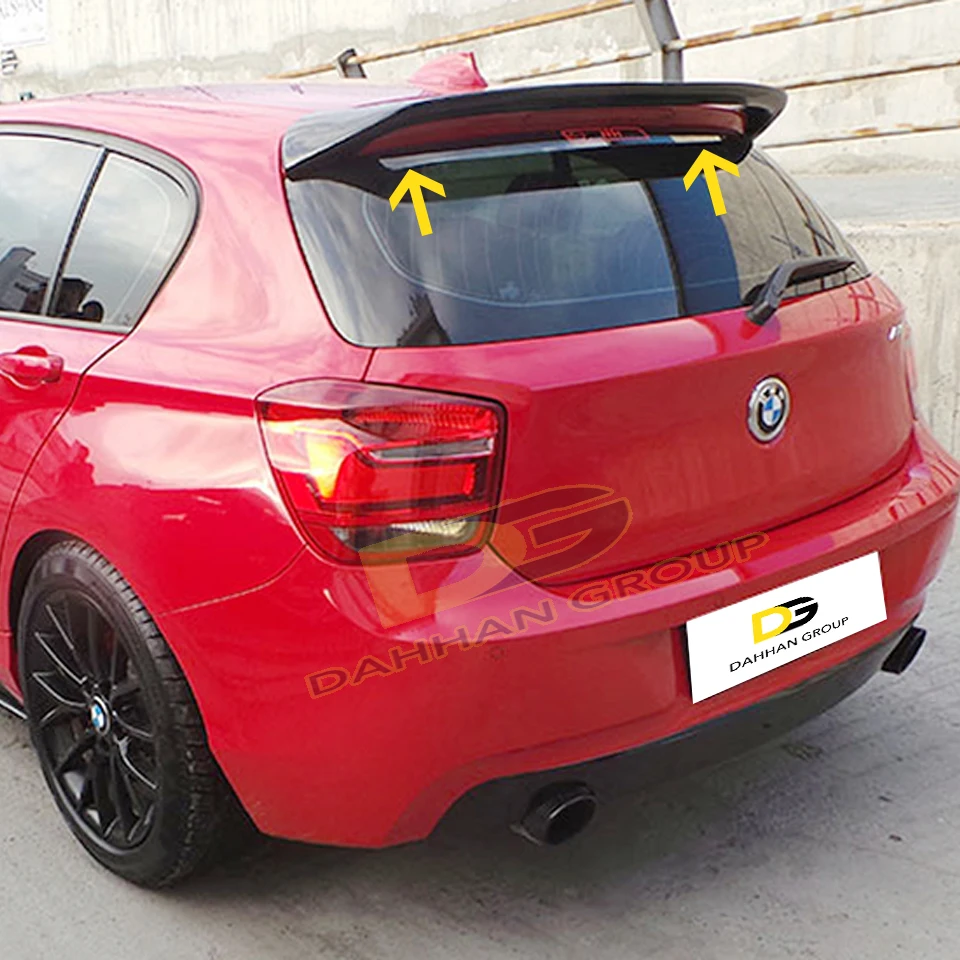 B.M.W 1 serie F20 e F20 LCI 2011 - 2019 Sport Spoiler posteriore ala materiale in fibra di vetro di alta qualità F20 M1 Kit Tuning parti di automobili