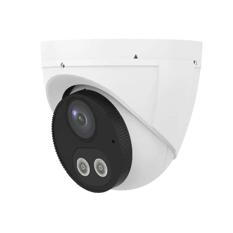 8MP HD ColorHunter IR Fixed Eyeball Network POE Camera for cctv surveillance Metal Turret IP67 WDR SD Slot app:guard viewer