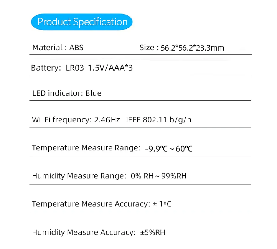 WiFi Temperature and Humidity Sensor with LCD Display description 6