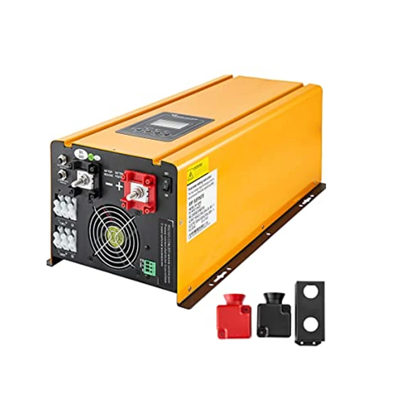 6000W 48V 220V Fotovoltaïsche Omvormer Zuivere Sinusgolf, Lage Frequentie Off Grid Power Omvormer Oplader Met Toroïdale Transformator