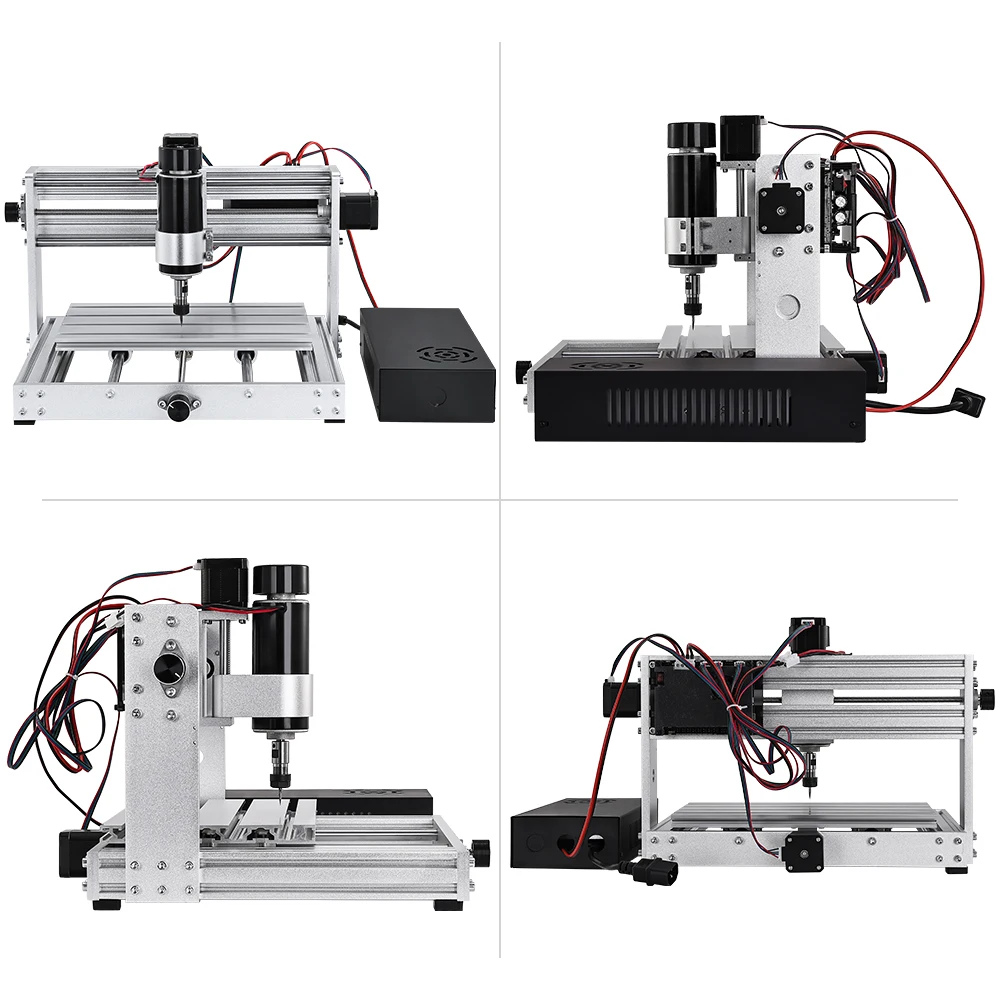 Imagem -02 - Cnc Router Laser Gravador Faça Você Mesmo Laser Engraving Machine Axis Cutting Milling Machine Eixo de Pedra Metal Madeira 500w 3018 Max