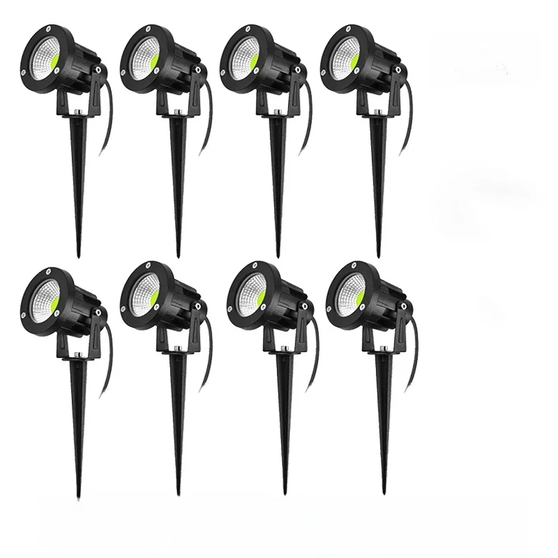 5W 10W 15W Outdoor Waterdicht IP65 220V110V12V24V Spike Tuinpad Groene Spots Landschap Tuin Warm Wit LED Gazon Lamp - afbeelding 2