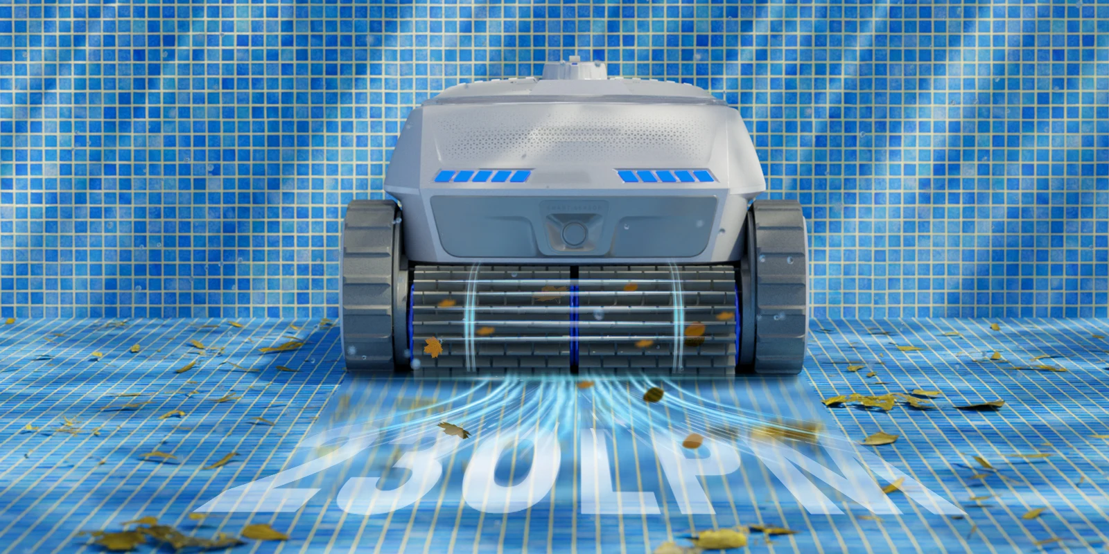 AIRROBO PC200 Roboter-Poolreiniger mit Smart NaviClean Technologie, Automatischer Wandkletter-Poolsauger mit 4L Filter und Auto-Rückkehr für Schwimmbecken – Detail 7