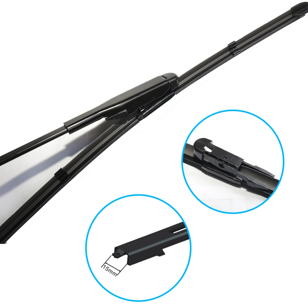 For Tesla Model X 2015 2016 2017 2018 2019 2020 2021 2022 Wiper Blades Front Window Windshield Rubber Auto Accessories Cleaning