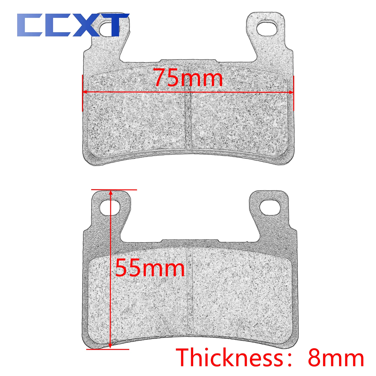 Motorcycle Front and Rear Disc Brake Pads for Honda CB1300S 2005-2012 CBR 929RR 954RR 2000-2003 RVT1000R RC51 2000-2006 CB1300