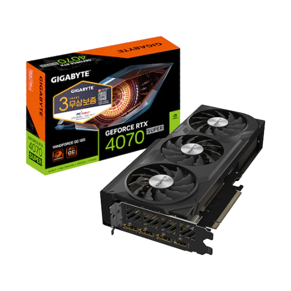 GIGABYTE GIVOS RTX 4070 SUPER WINDFORCE OC D6X12GB DC