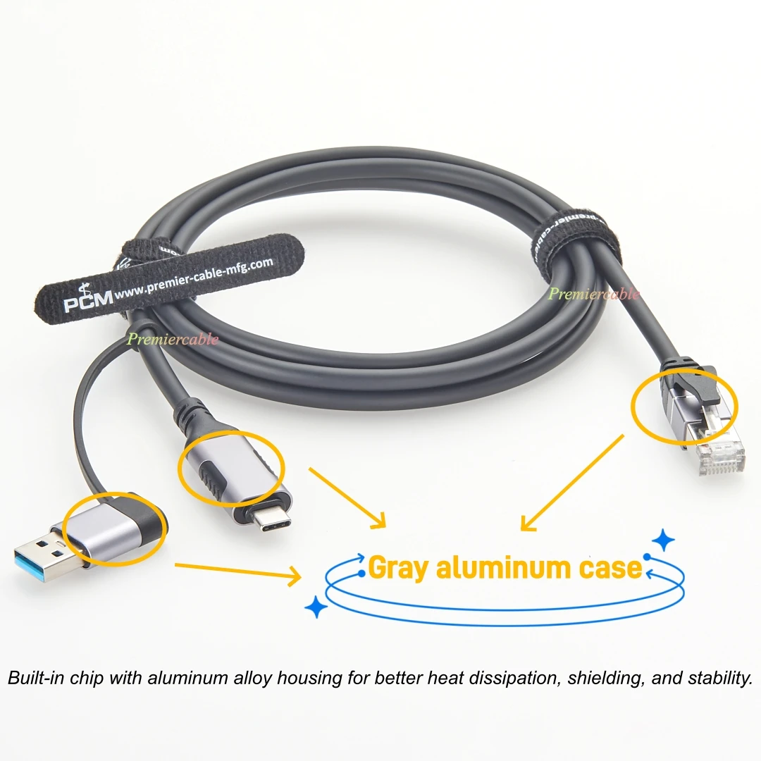 USB C USB A to RJ45 8P8C Serial Rollover Console Cable Cat6 Cisco Compatible with FTDI chip RS-232 for Router Switch