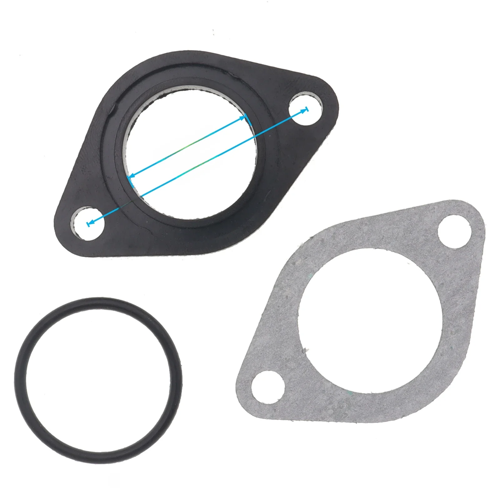 1 jeu de joints d'espacement de collecteur d'admission de carburateur PZ26 PZ27 PZ30, 25mm 26mm, pour ATV Go Kart Dirt Pit Bike